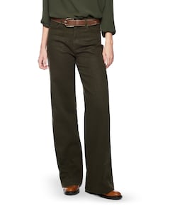WARRI dames jeans groen