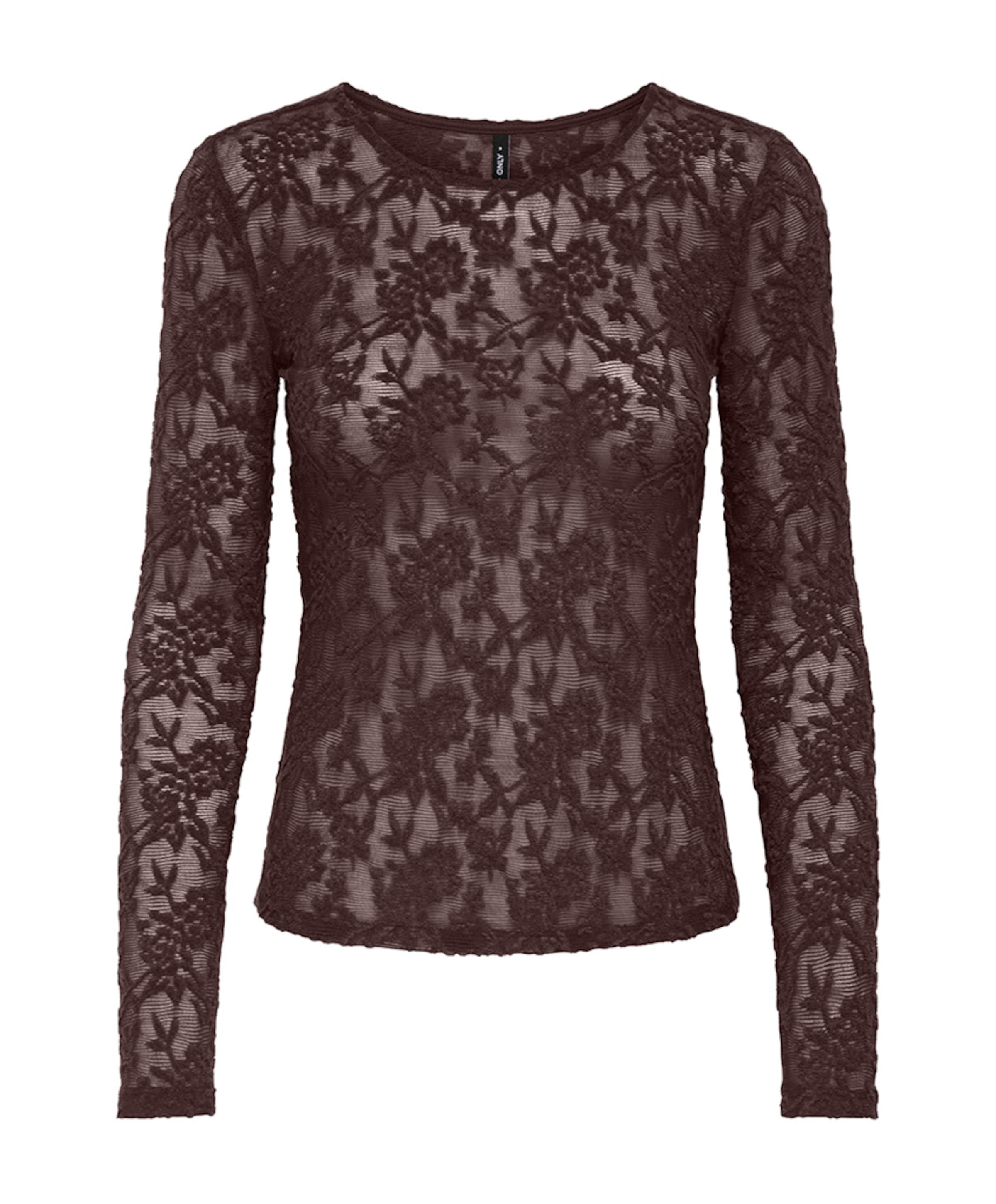 Dames top bruin