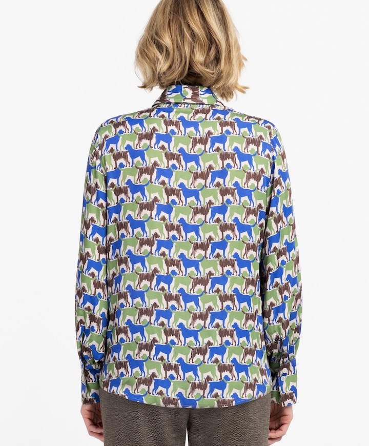 Dames blouse multicolor