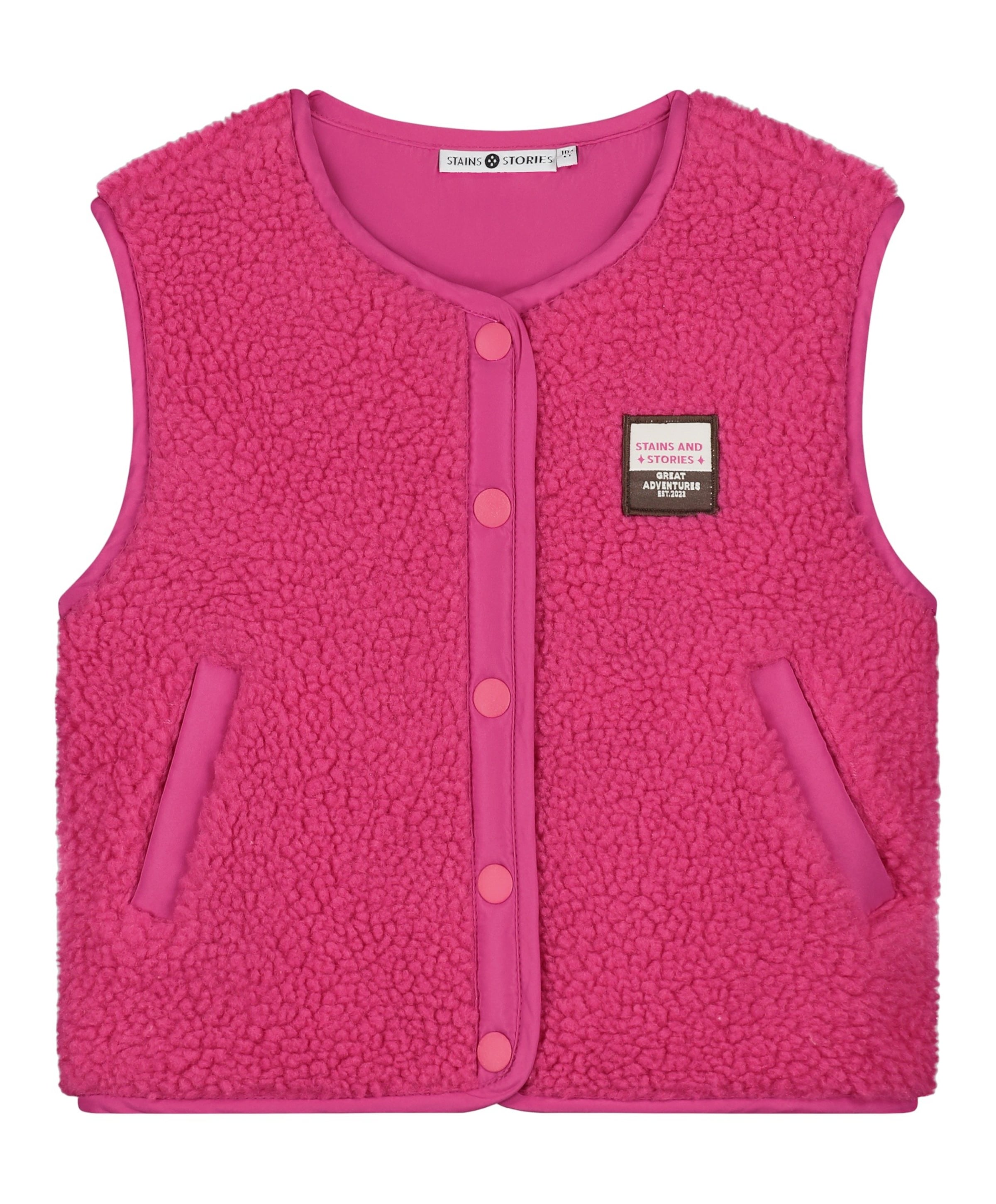 Meisjes gilet roze
