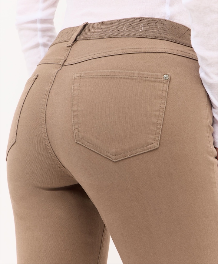 ORNELLA SPORTY dames jeans bruin