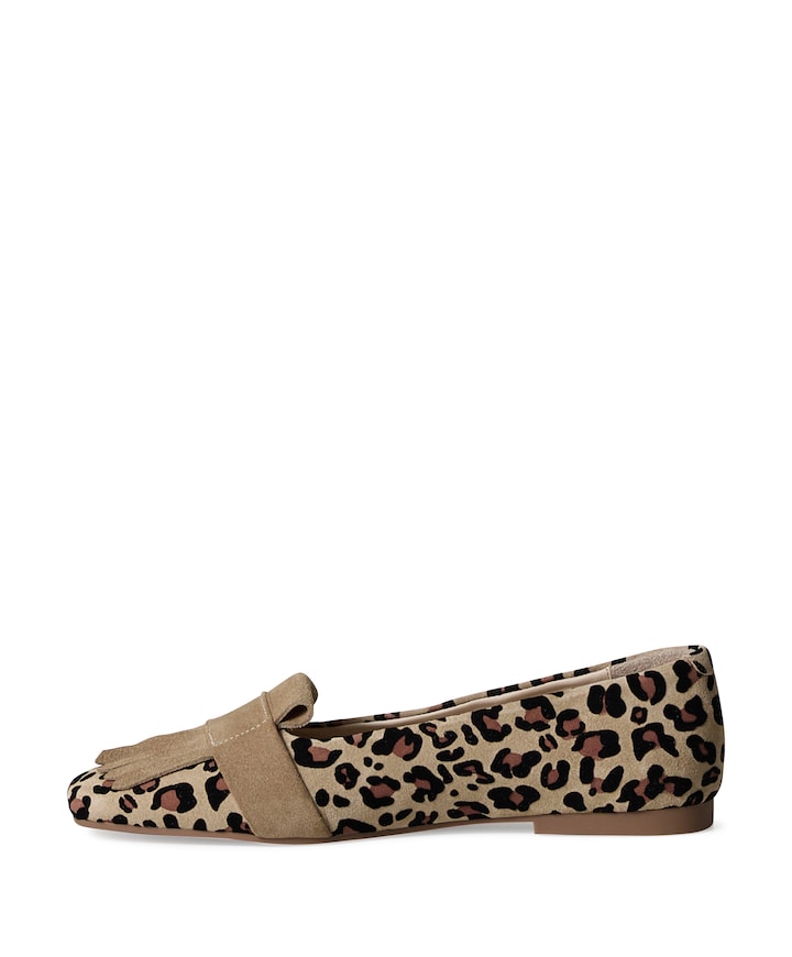 dames loafers beige