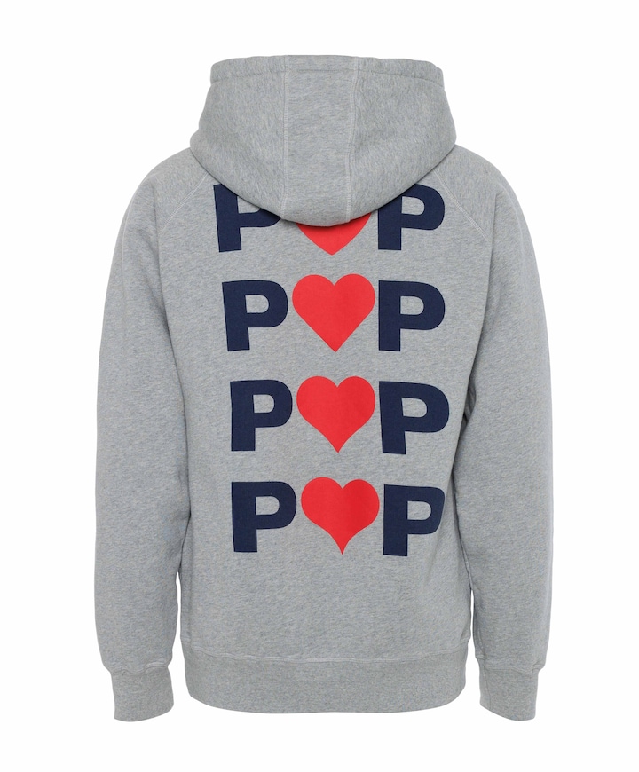 Heren hoodie grijs
