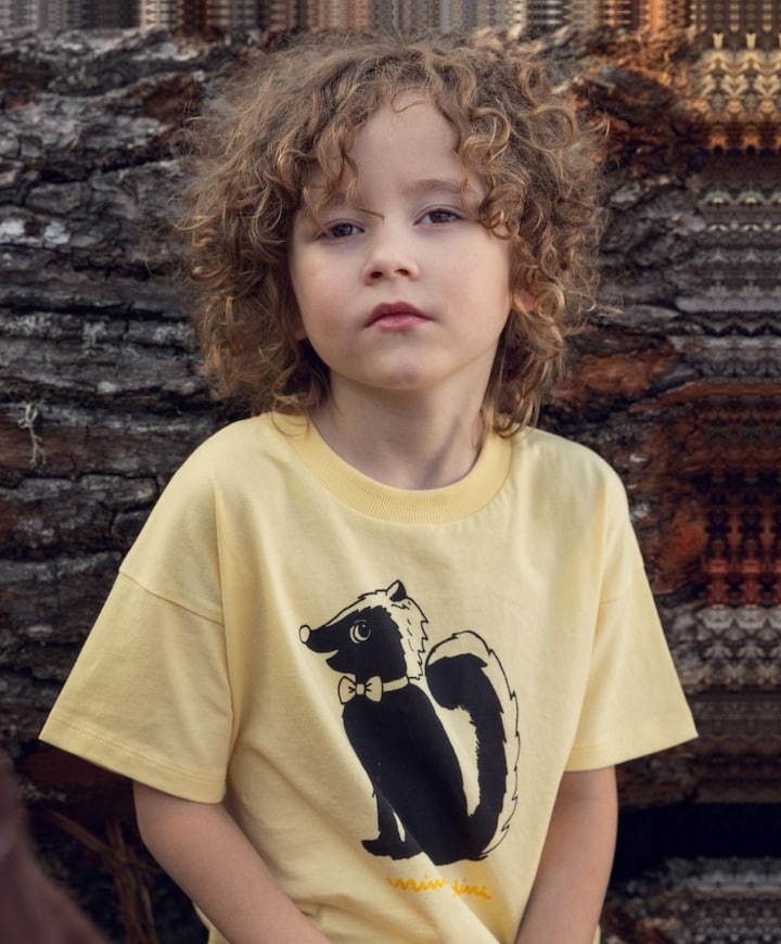 Uniseks T-shirt geel