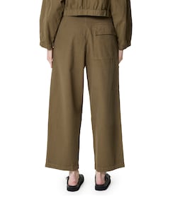 British worker dames broek groen