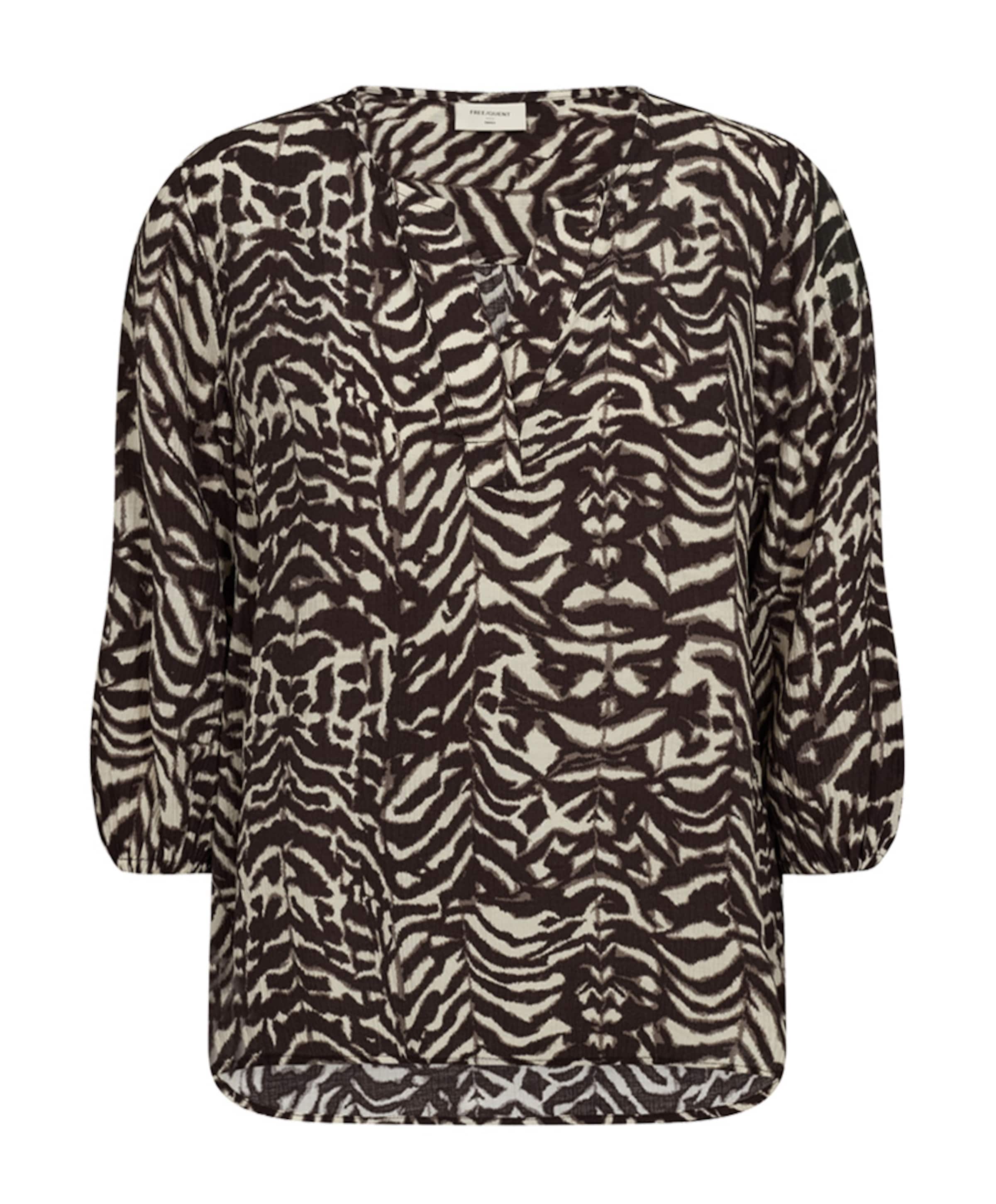 Dames blouse bruin