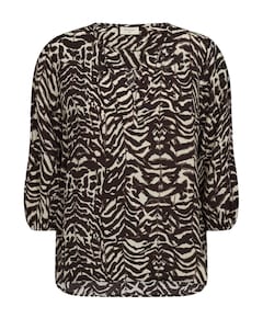 Dames blouse bruin