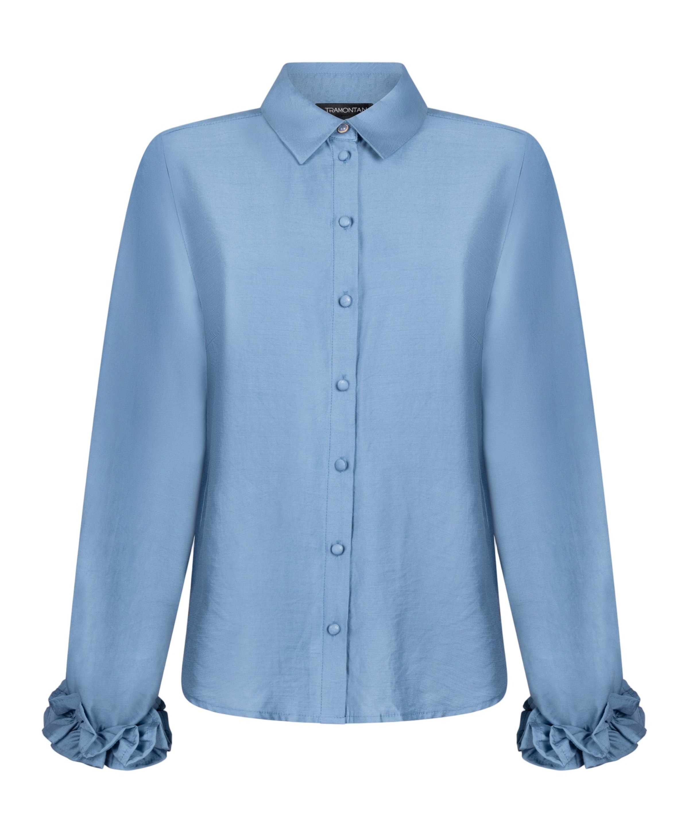 Dames blouse blauw