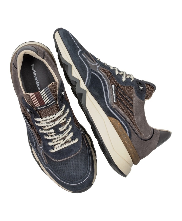 heren veterschoenen blauw