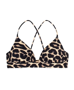 Dames bikinitop bruin