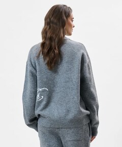 Uniseks sweater grijs