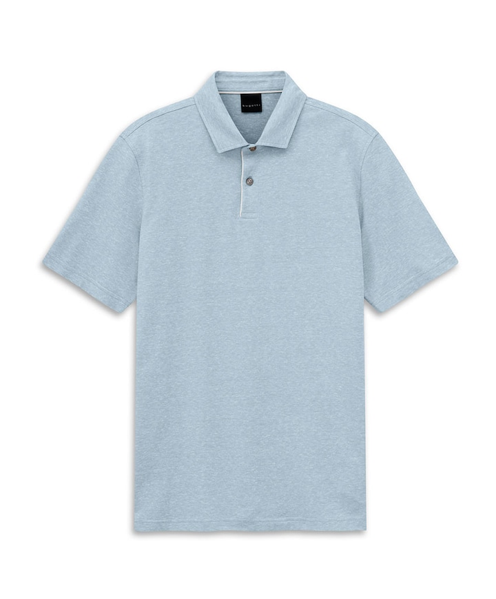 Heren polo blauw