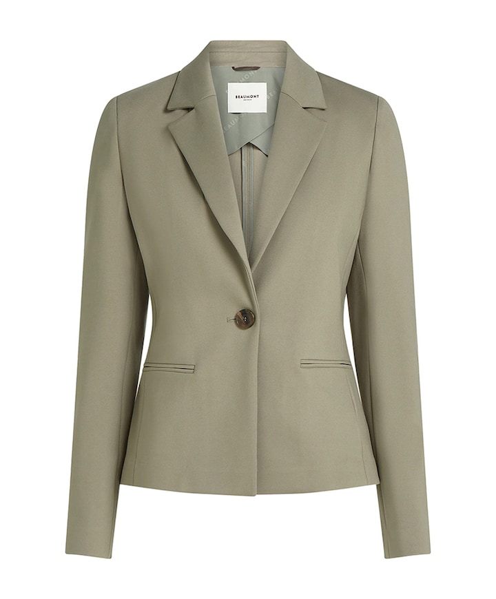 Dames blazer groen