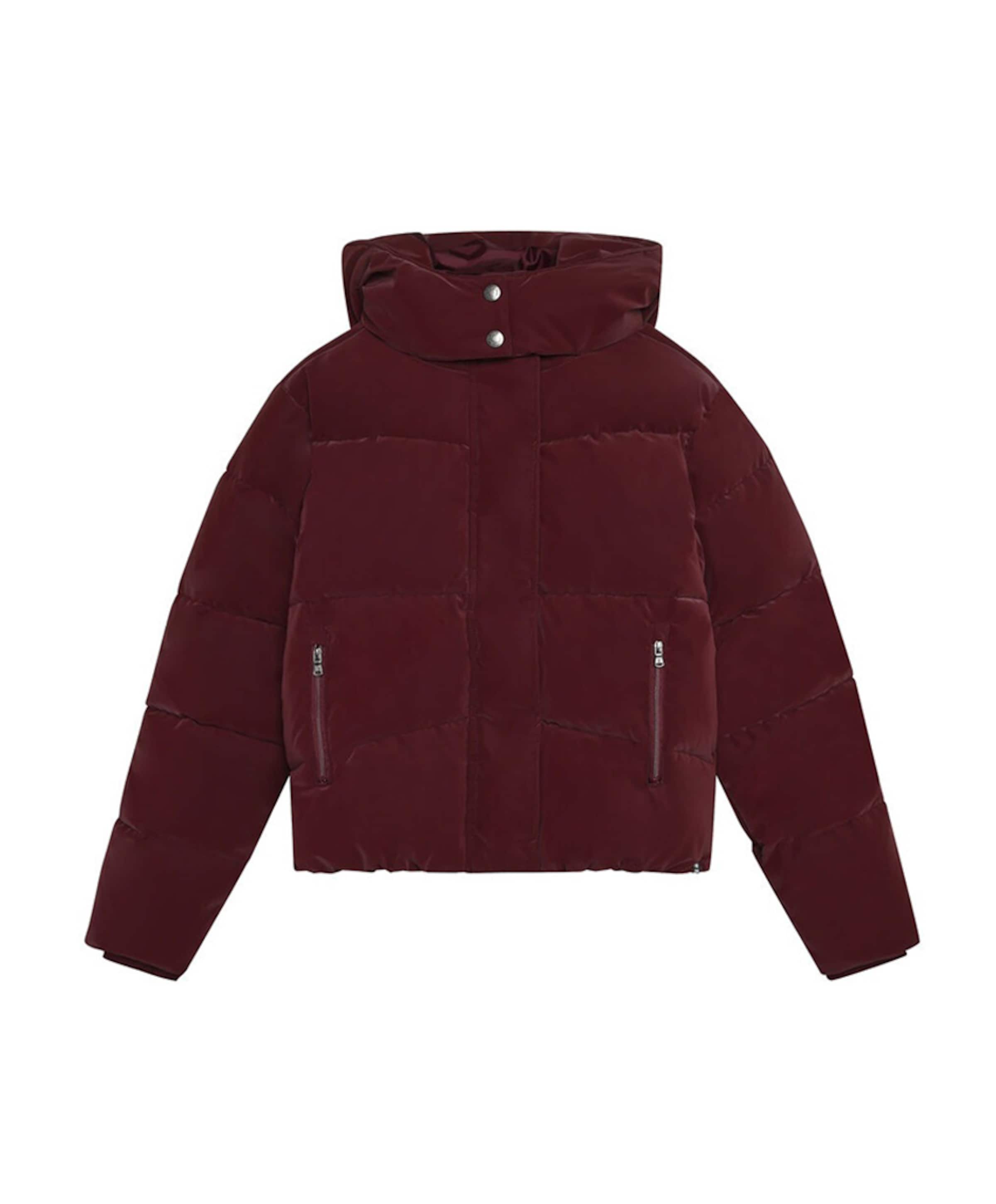 Meisjes jas bordeaux
