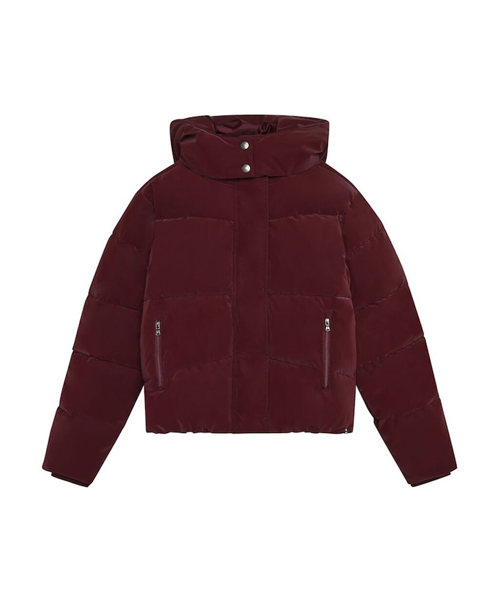 Meisjes jas bordeaux