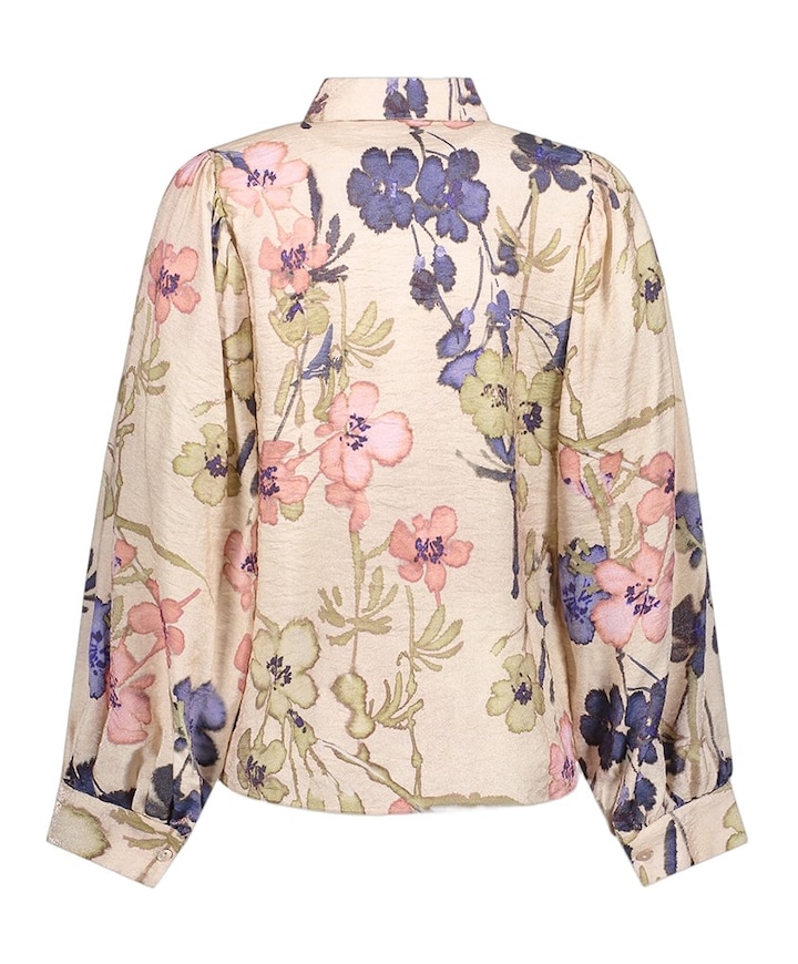 Dames blouse beige