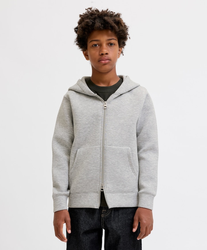 Jongens vest grijs