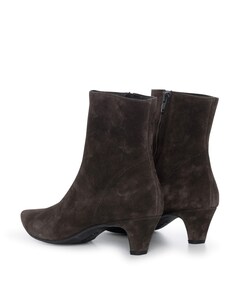 dames enkellaarzen bruin