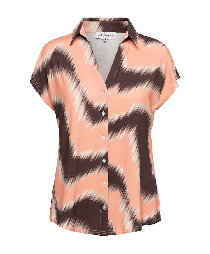 Dames blouse multicolor