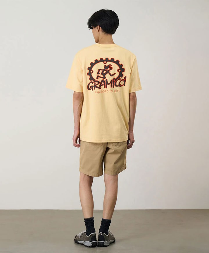 Heren T-shirt geel