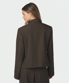 Dames blazer bruin