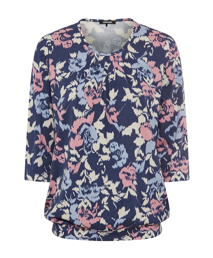 Dames longsleeve blauw