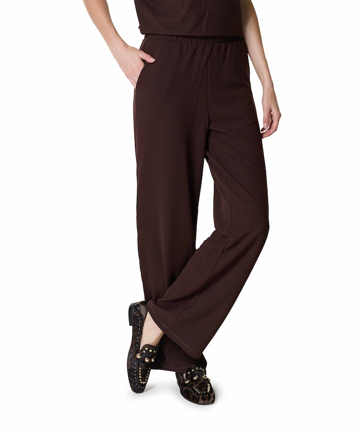 VIMERLANO STRAIGHT FIT dames broek bruin