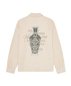 Heren overshirt ecru