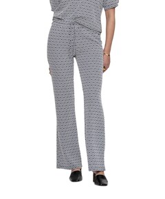 Jacquard dames broek ecru