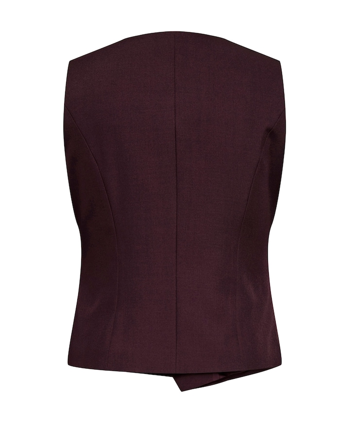 Dames gilet bordeaux