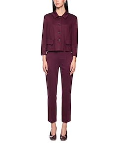 Dames jas bordeaux