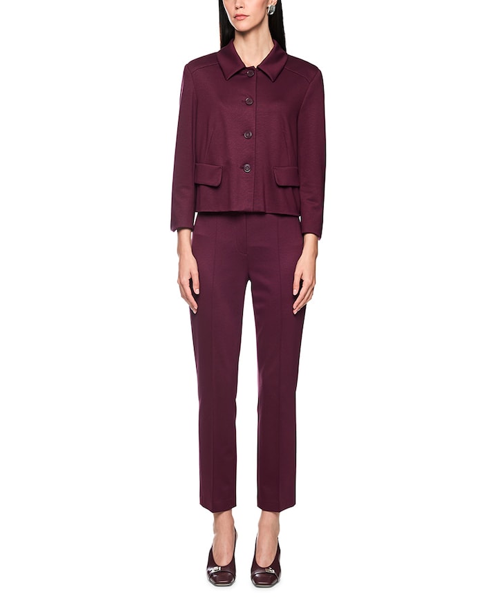 Dames jas bordeaux