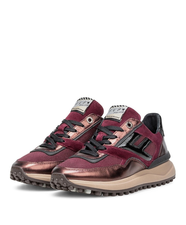 dames sneakers bordeaux