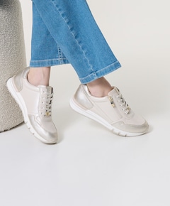 Women Lace-up dames sneakers beige