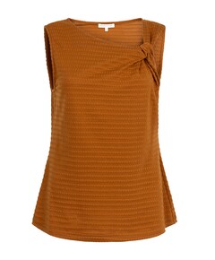 Dames top bruin