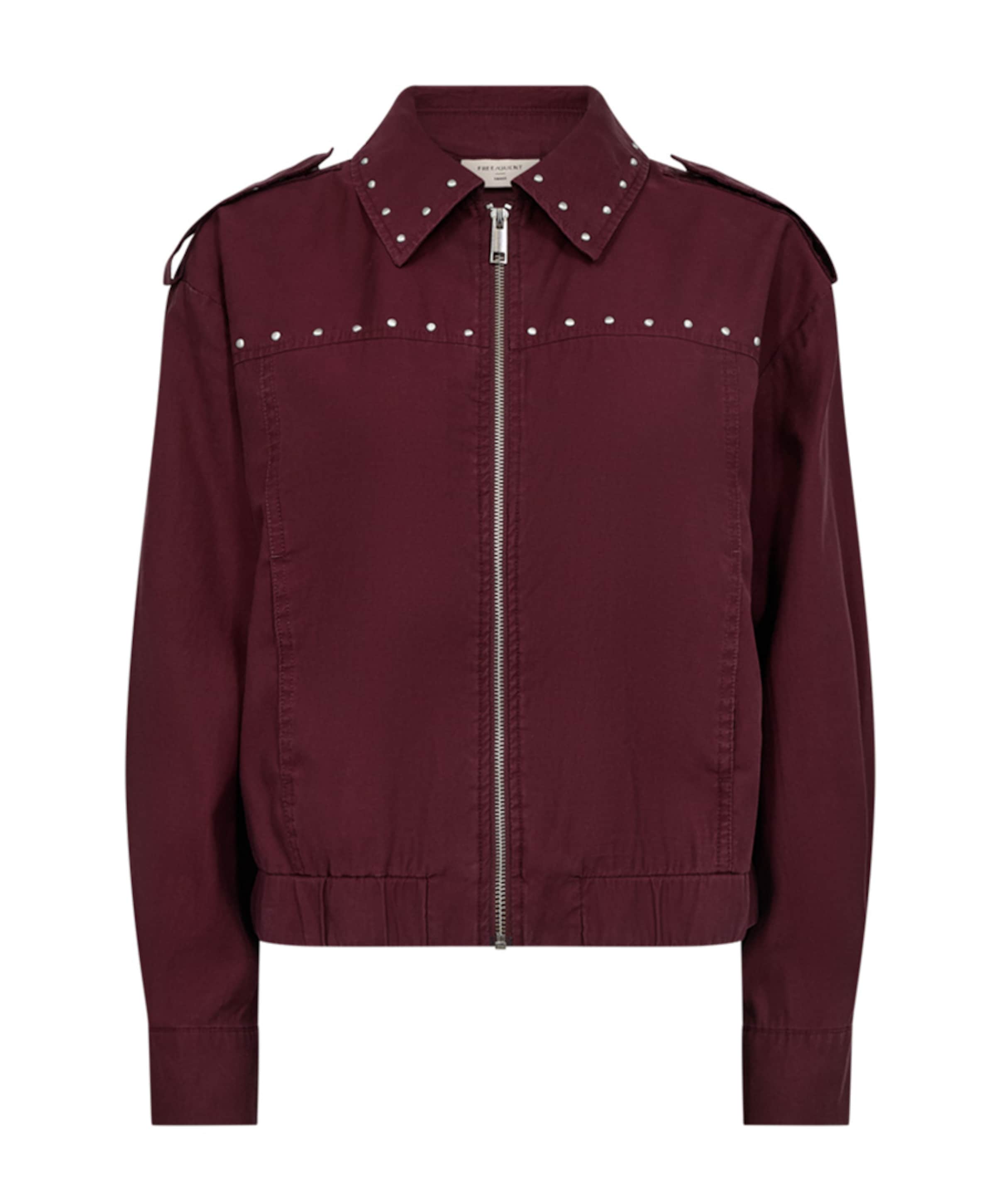 Dames jas bordeaux