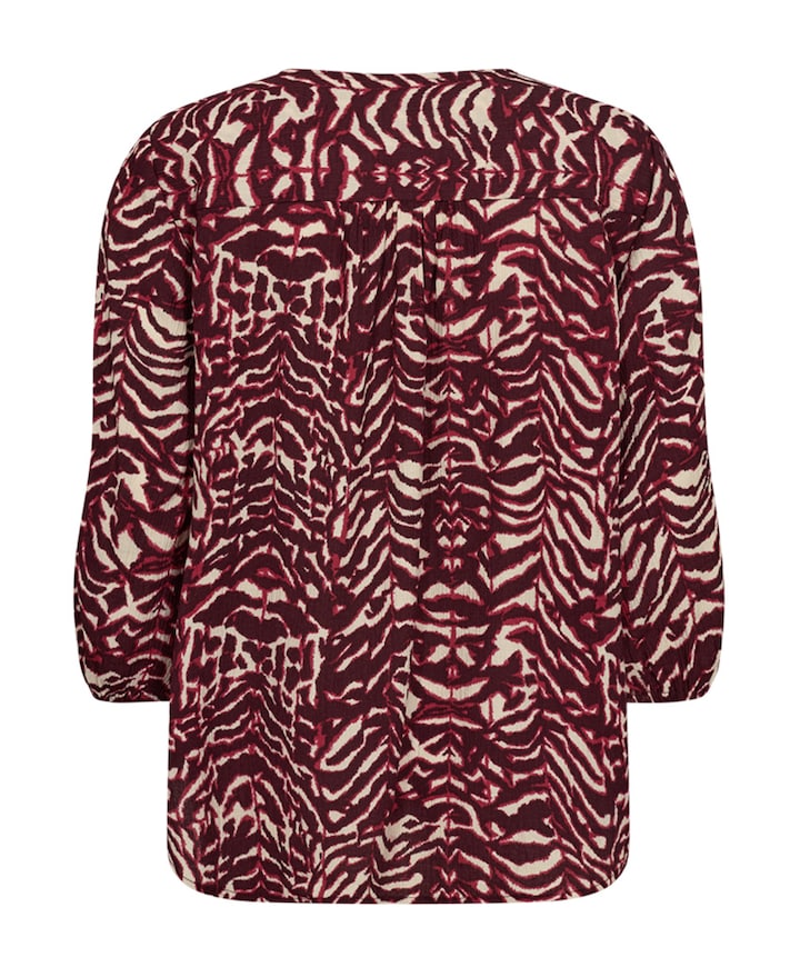 Dames blouse bordeaux
