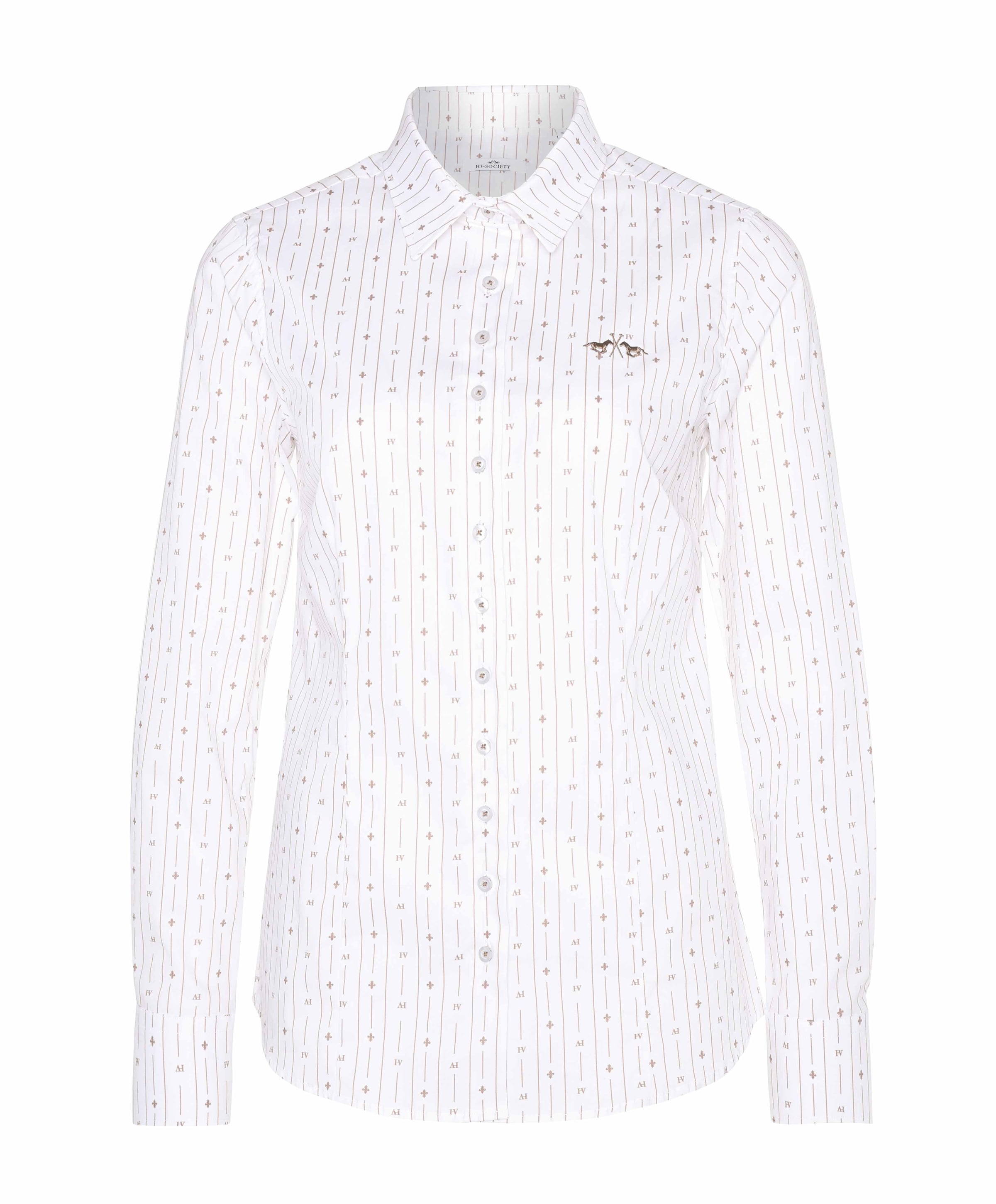 Dames blouse beige