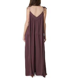 Silky touch dames jumpsuit paars