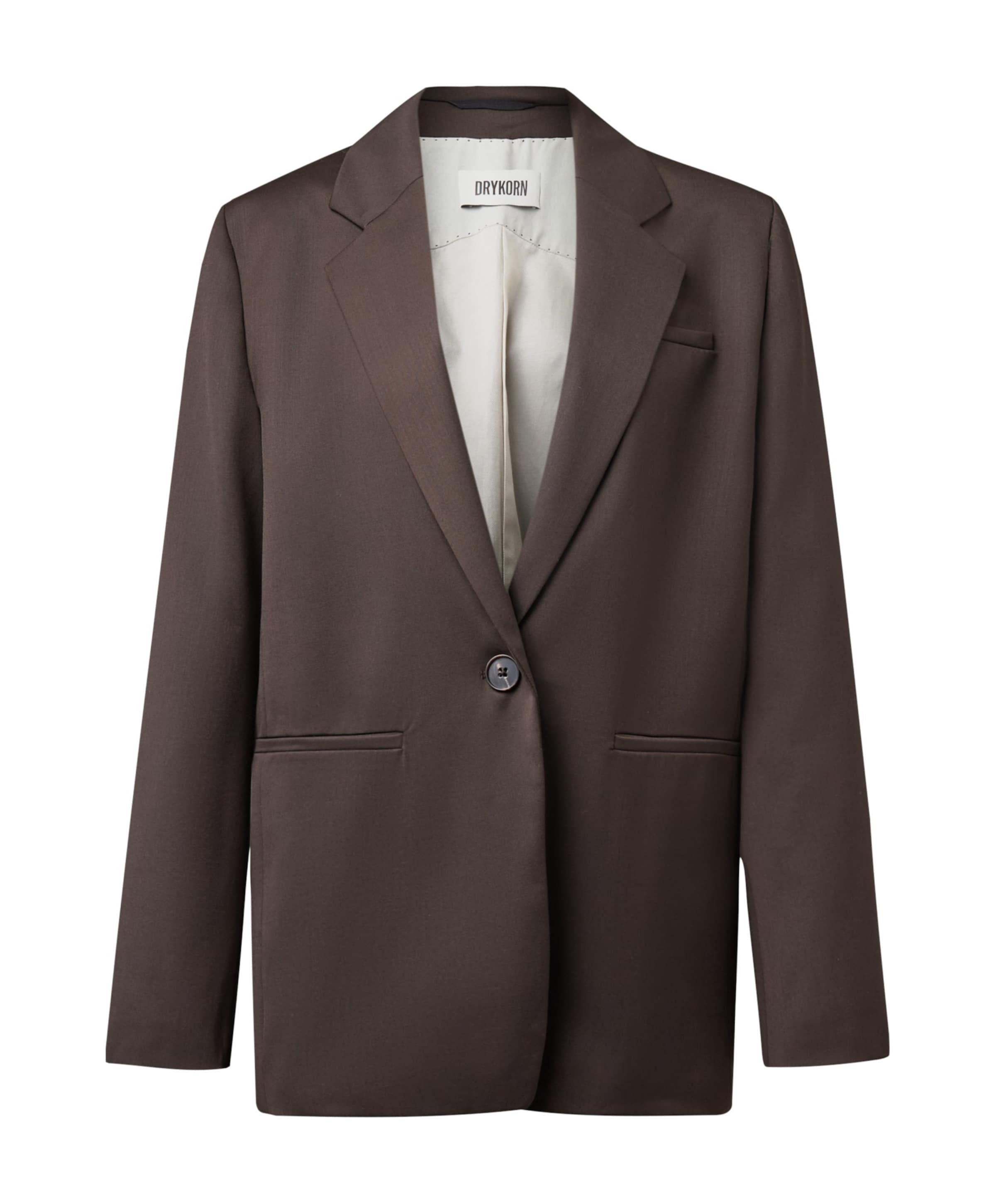 Dames blazer bruin