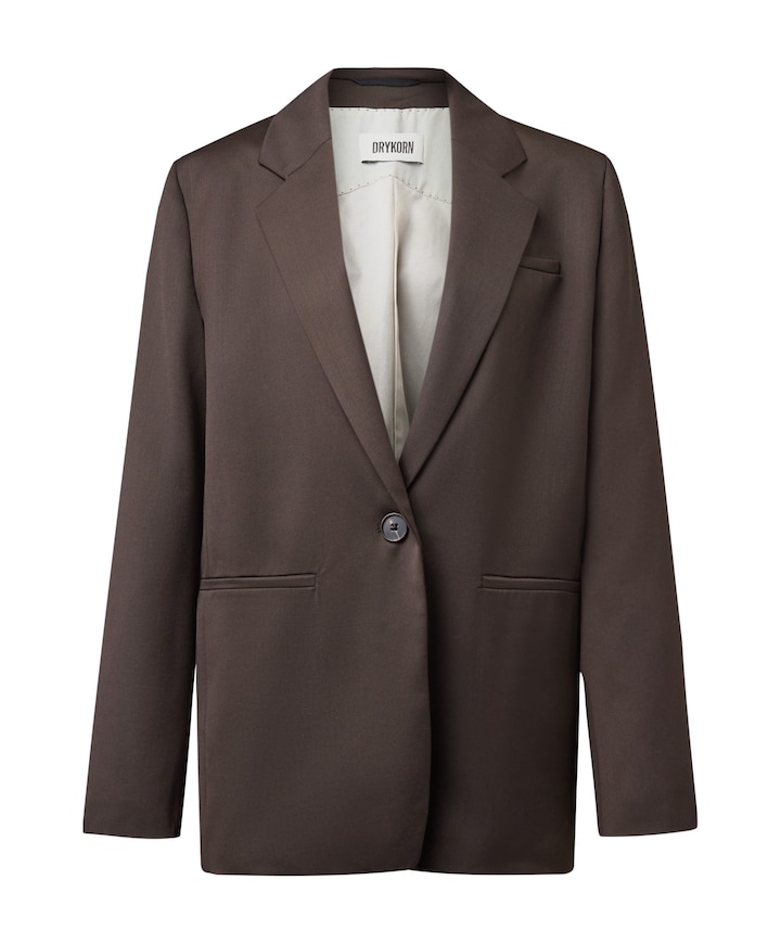 Dames blazer bruin
