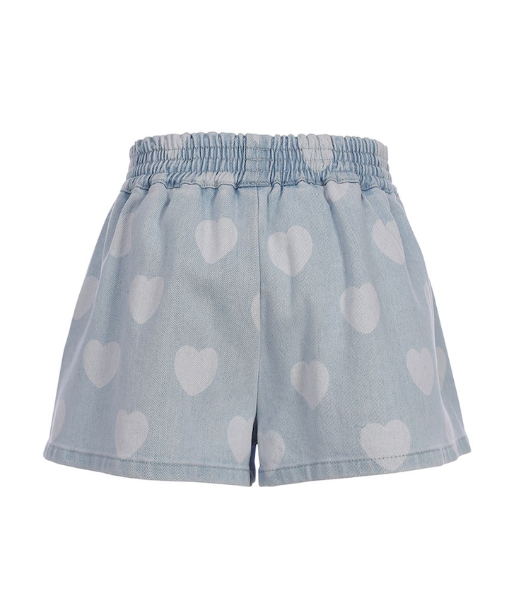 meisjes korte broek blauw