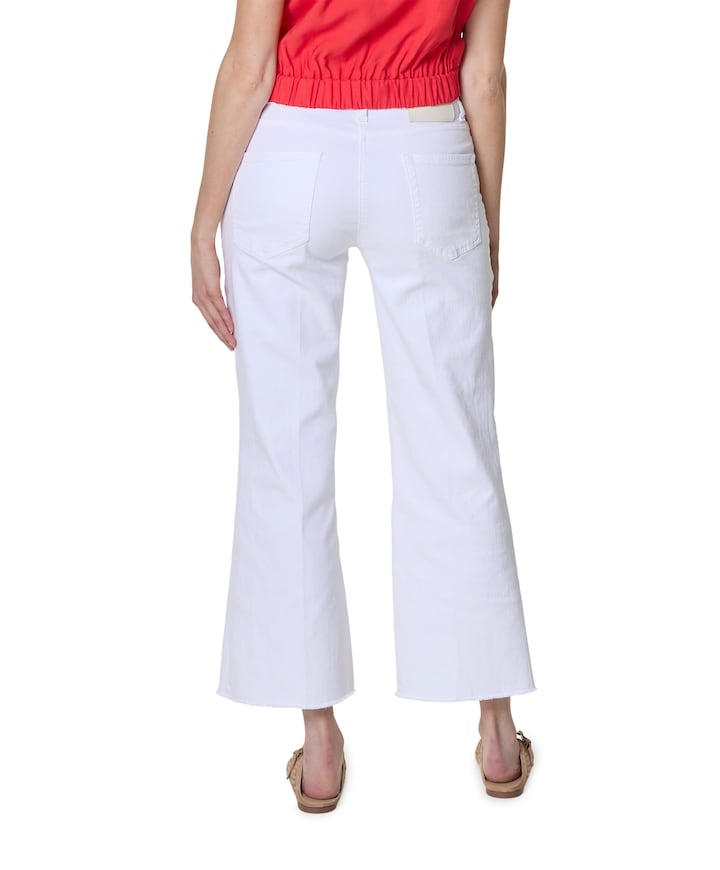 Felina cropped dames jeans wit