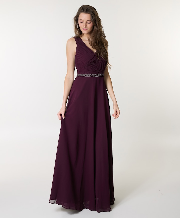 Dames jurk bordeaux