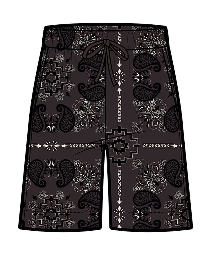 Grace paisley dames bermuda bruin