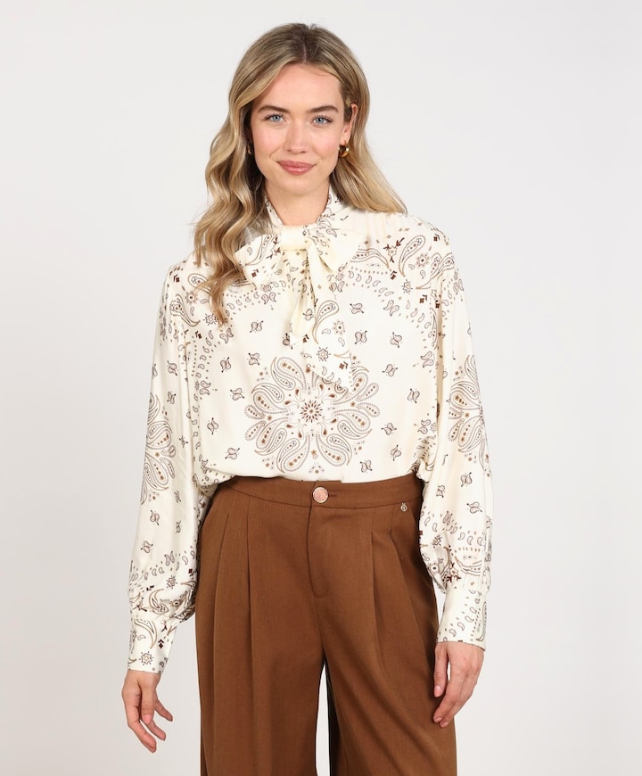 Dames blouse ecru