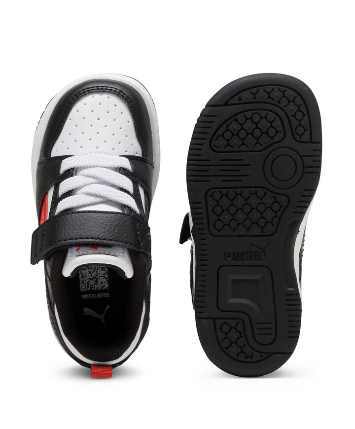 Puma Rebound V6 Lo AC+ Inf sneakers zwart