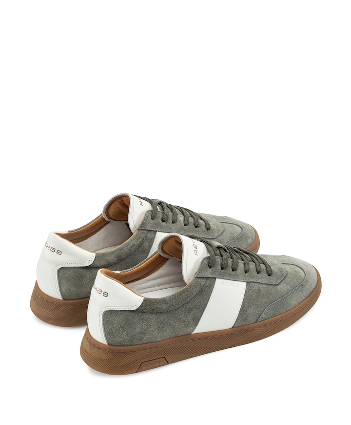 Zack sue LTHR heren sneakers groen