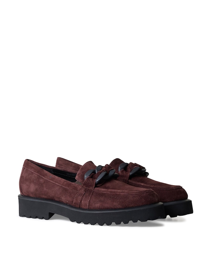 Celestina dames mocassins bruin