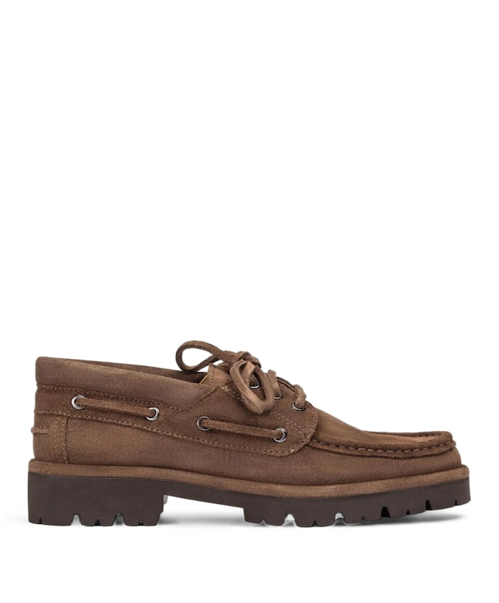 dames loafers bruin